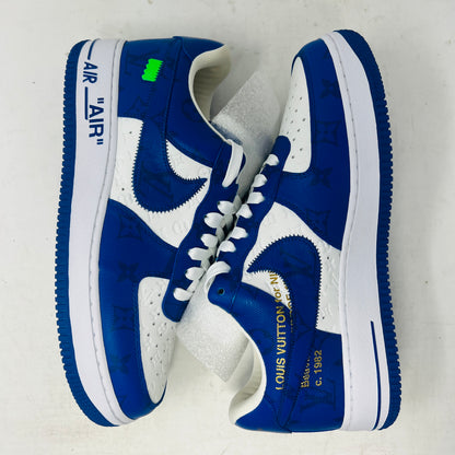 Louis Vuitton Nike Air Force 1 Low By Virgil Abloh White Royal