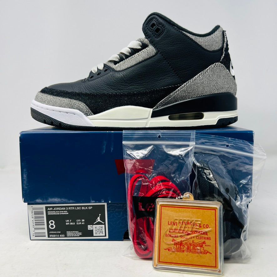 Jordan 3 Retro Levi’s Black