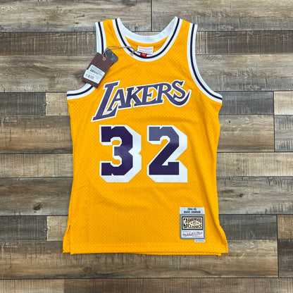 Mitchell & Ness '84 Magic Johnson NBA Authentic Lakers Home Jersey