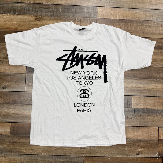 Stussy World Tour Tee 'White'