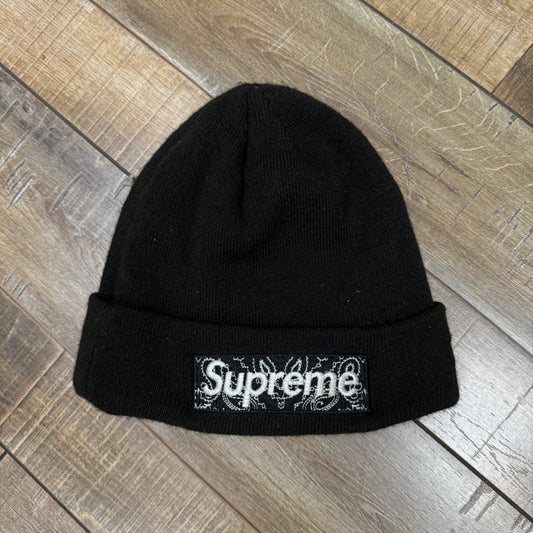 Supreme New Era Box Logo Beanie (FW19) Black