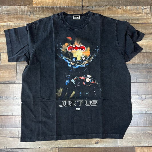 Kith x Batman Just Us Vintage Tee Black
