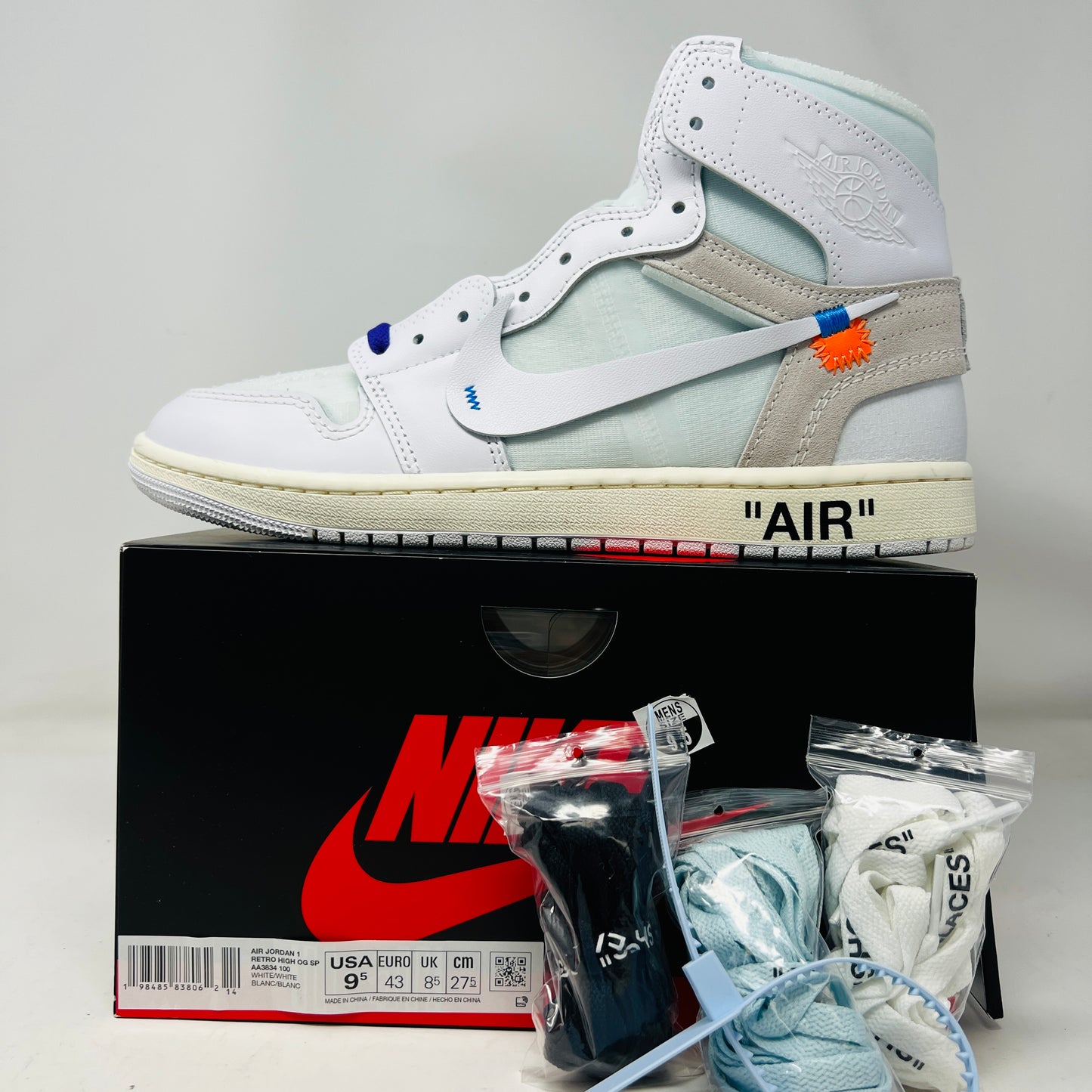 Jordan 1 Retro High Virgil Abloh Archive Alaska
