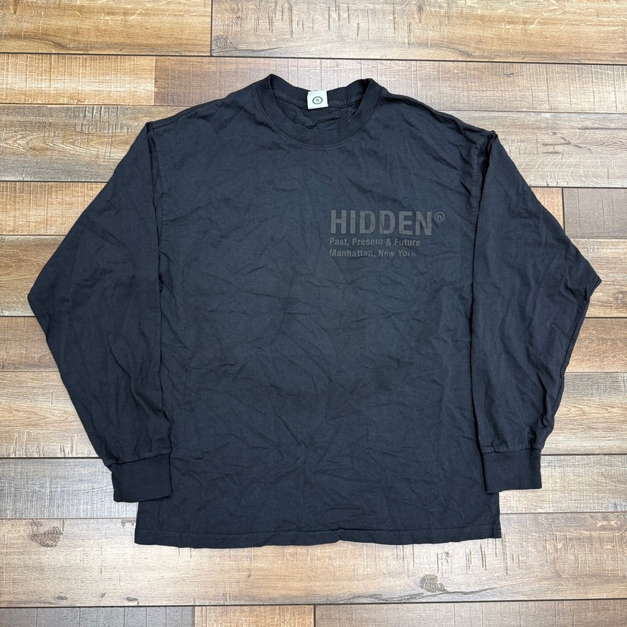 Hidden NY L/S Tee Charcoal