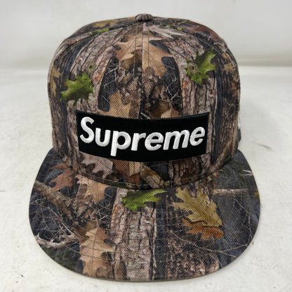 Supreme x New Era Breast Cancer Awareness Box Logo Fitted Hat