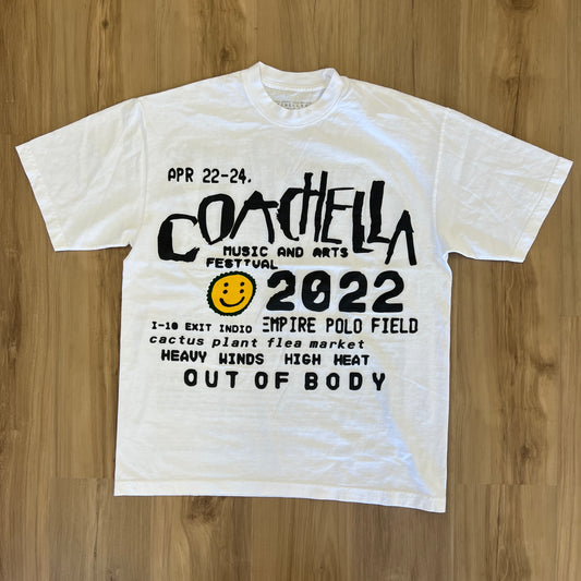 Cactus Plant Flea Market Coachella Weekend 2 T-shirt White