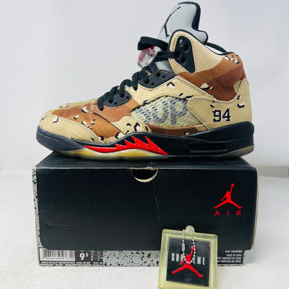 Jordan 5 Retro Supreme Desert Camo