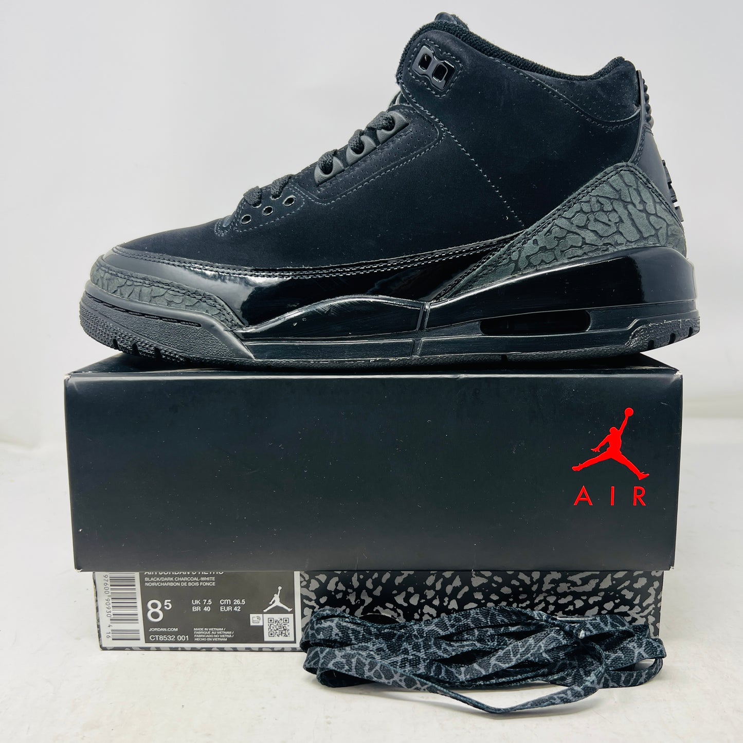 Jordan 3 Retro Black Cat (2025)