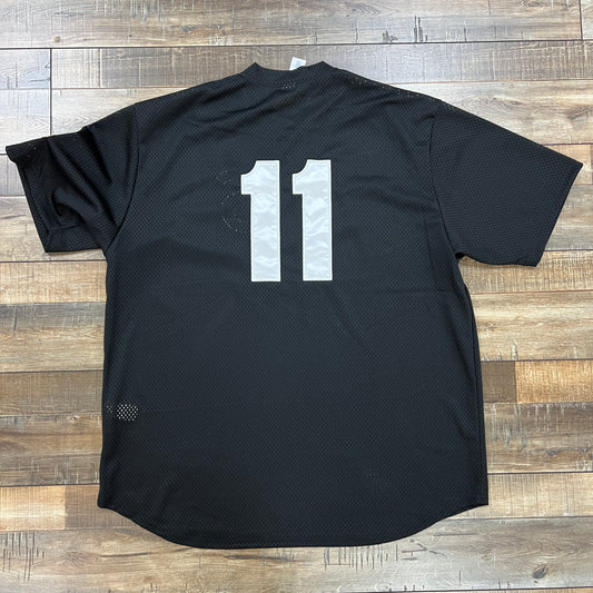 Supreme S Logo Baseball Henley (SS25) Black