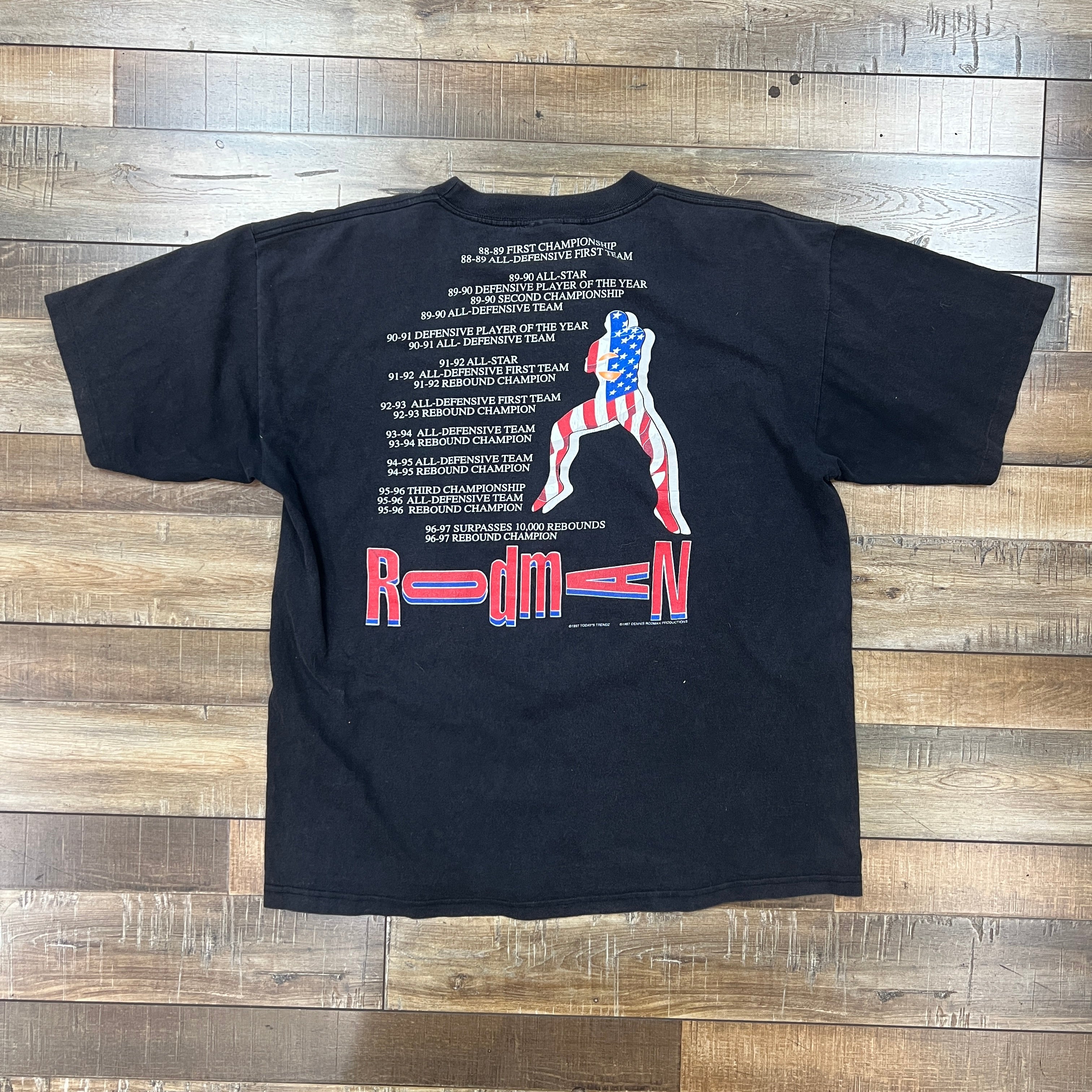 Today's Trendz ロッドマン 1997 Todays Trendz Dennis Rodman Tee – Holy Ground