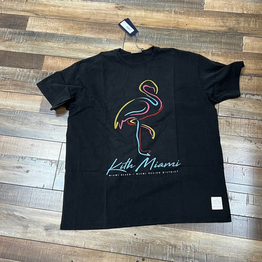 KITH Miami Flamingo Tee Black