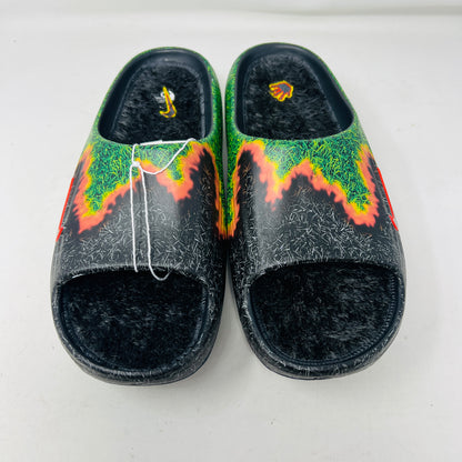 Nike ReactX Rejuven8 Slide .SWOOSH Touch Grass Dark Smoke Grey Kelly Green