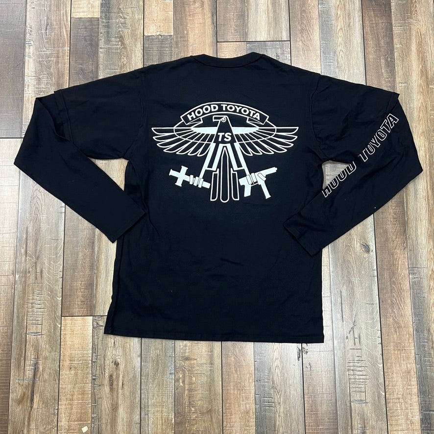 Travis Scott Hood Toyota Long Sleeve Tee Black