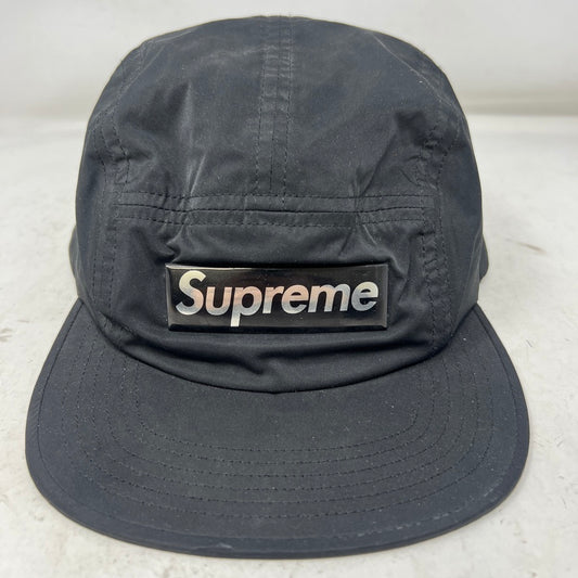 Supreme F/W 2017 Liquid Metal Logo Camp Cap