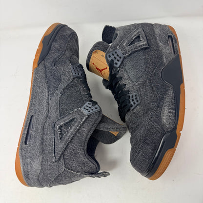 Jordan 4 Retro Levi's Black (Blank Tag)
