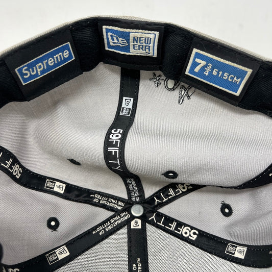 Supreme Gonz New Era Box Logo Cap Gray