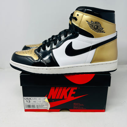 Jordan 1 Retro High NRG Patent Gold Toe