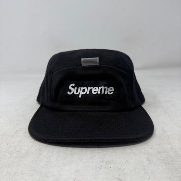 Supreme Reflective Tab Pocket Camp Cap Black