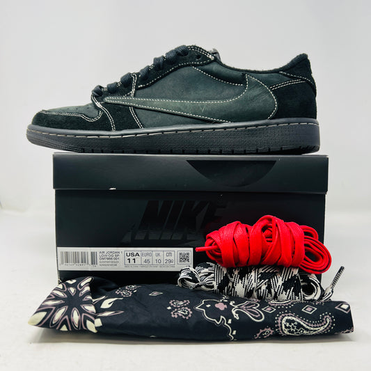 Jordan 1 Retro Low OG SP Travis Scott Black Phantom