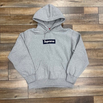 Supreme Box Logo Hooded Sweatshirt 'Heather Grey'