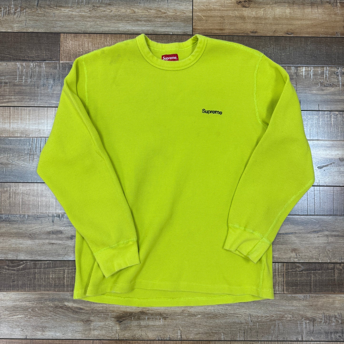Supreme HQ Waffle Thermal Acid Green