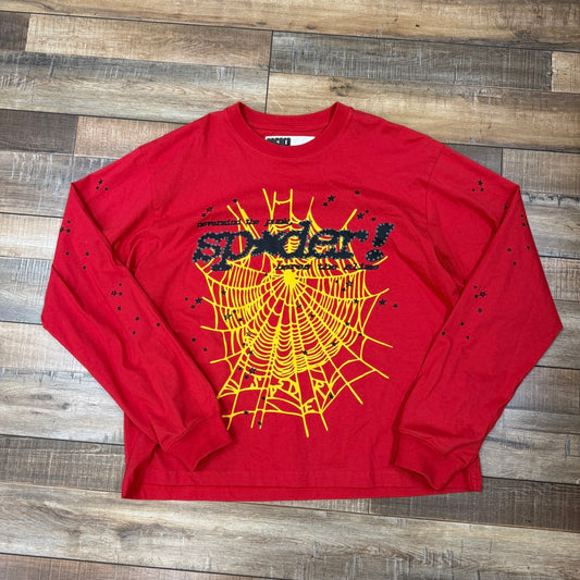 Sp5der Punk V2 Longsleeve Red