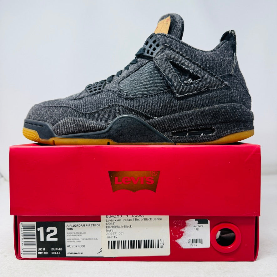 Jordan 4 Retro Levi's Black (Levi's Tag)