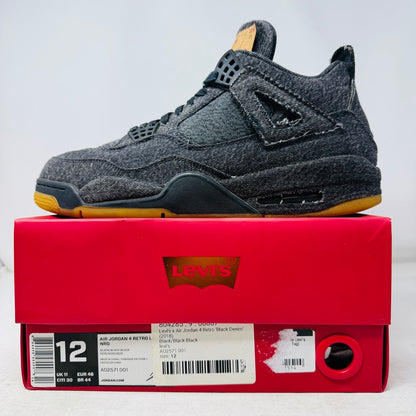 Jordan 4 Retro Levi's Black (Levi's Tag)