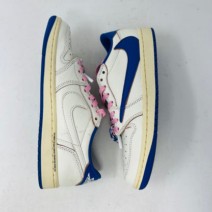 Jordan 1 Retro Low OG SP Fragment x Travis Scott Sail Military Blue