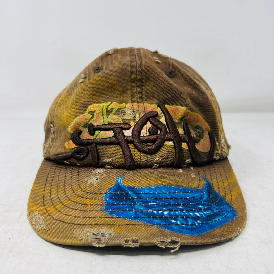 Travis Scott Utopia Telekinesis Strapback Hat Brown