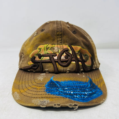 Travis Scott Utopia Telekinesis Strapback Hat Brown