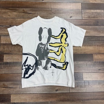 Cactus Jack by Travis Scott x KAWS For Fragment Tee 'Vintage Wash'