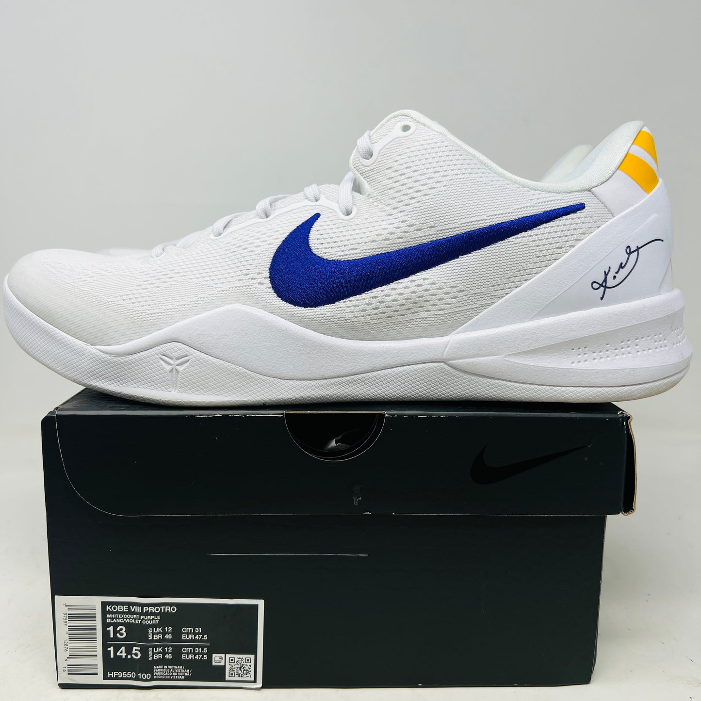 Nike Kobe 8 Protro Lakers Home