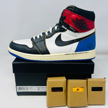 Jordan 1 Retro High OG SP Fragment x Union LA Varsity Red Sport Royal