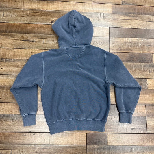 Stussy Jumbo Pig Dyed Zip Hoodie Navy
