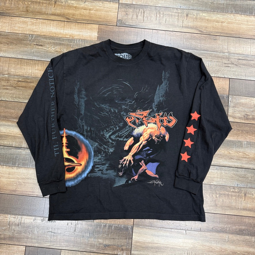 Cactus Jack by Travis Scott Utopia Circus Maximus Sound Long-Sleeve Tee 'Black'