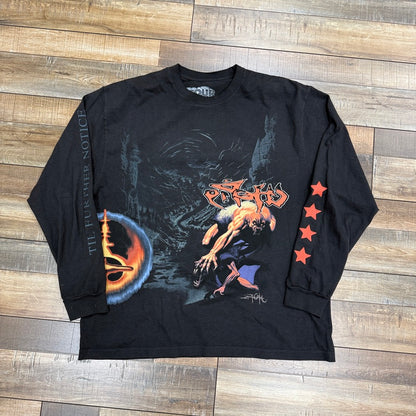 Cactus Jack by Travis Scott Utopia Circus Maximus Sound Long-Sleeve Tee 'Black'
