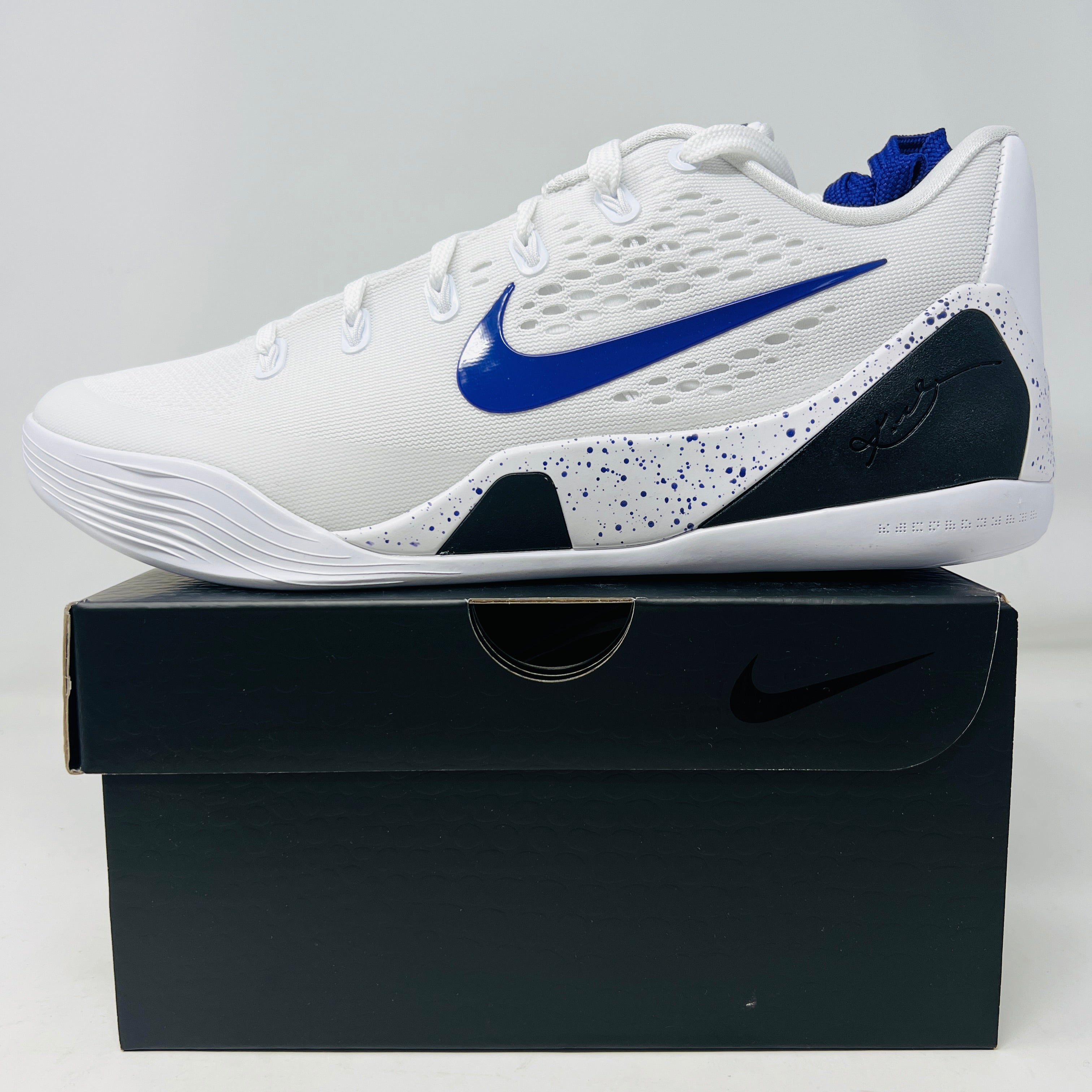 Nike Kobe 9 Elite Low EM Protro White Court Purple – Holy Ground