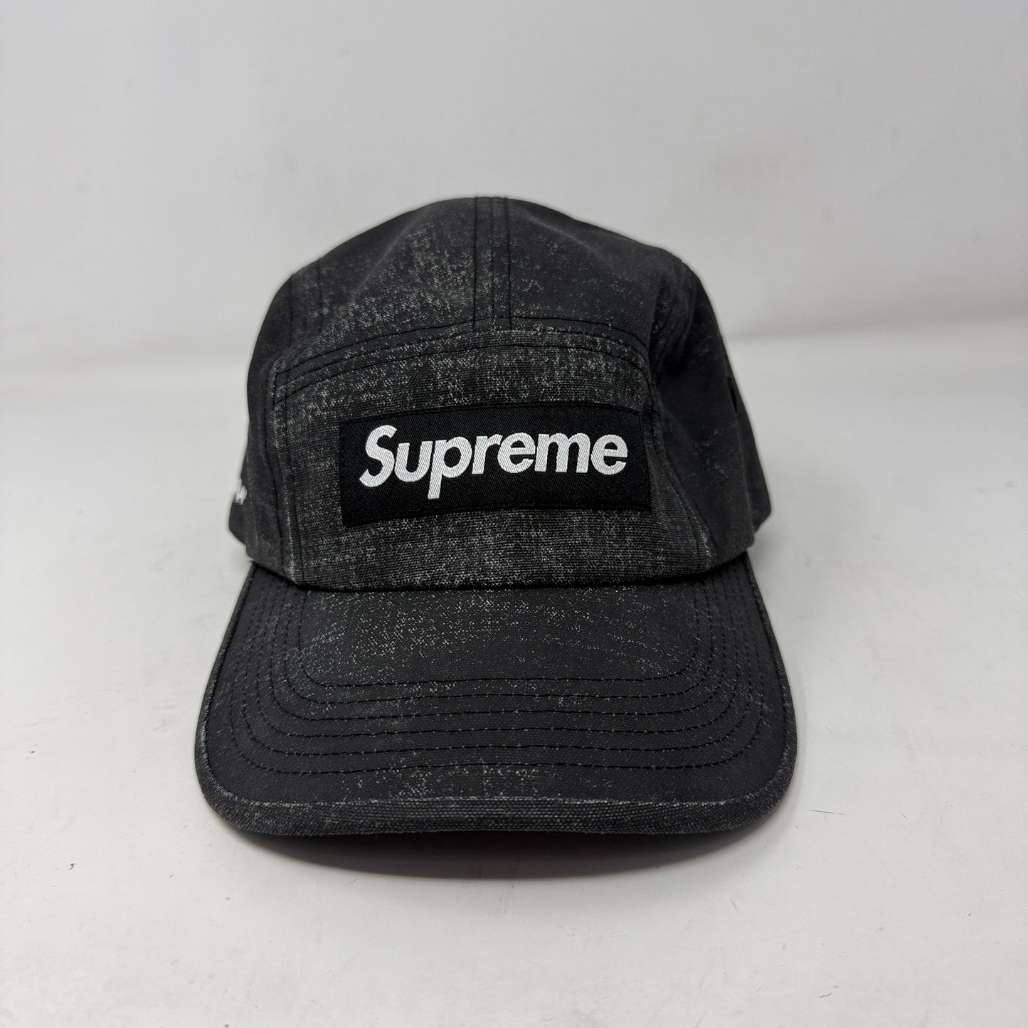Supreme Coated Cordura Camp Cap Black