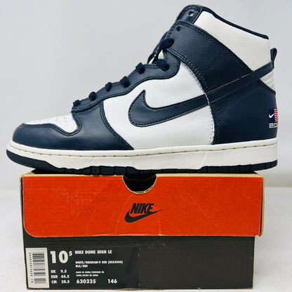 Nike Dunk High LE White/Obsidian-V Red “USA 2000”