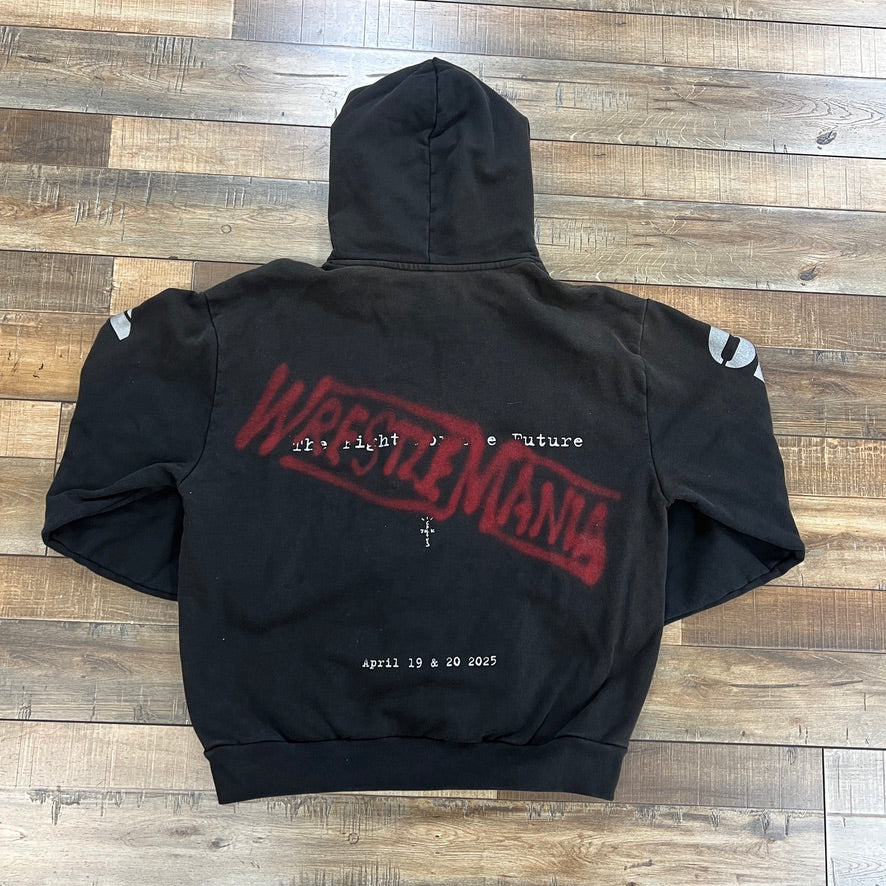 Travis Scott x WWE Wrestlemania Hoodie Black