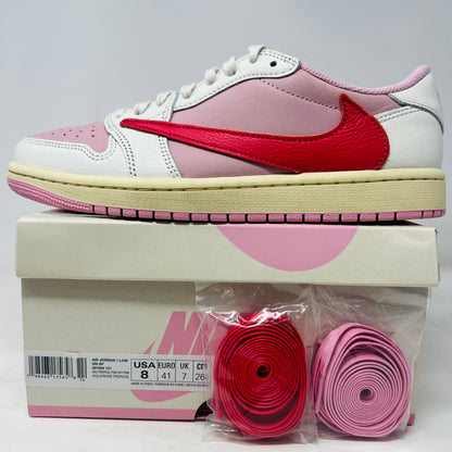Jordan 1 Retro Low OG SP Travis Scott Sail Tropical Pink