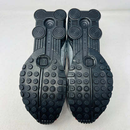Nike Shox R4 Metallic Silver Black Crimson