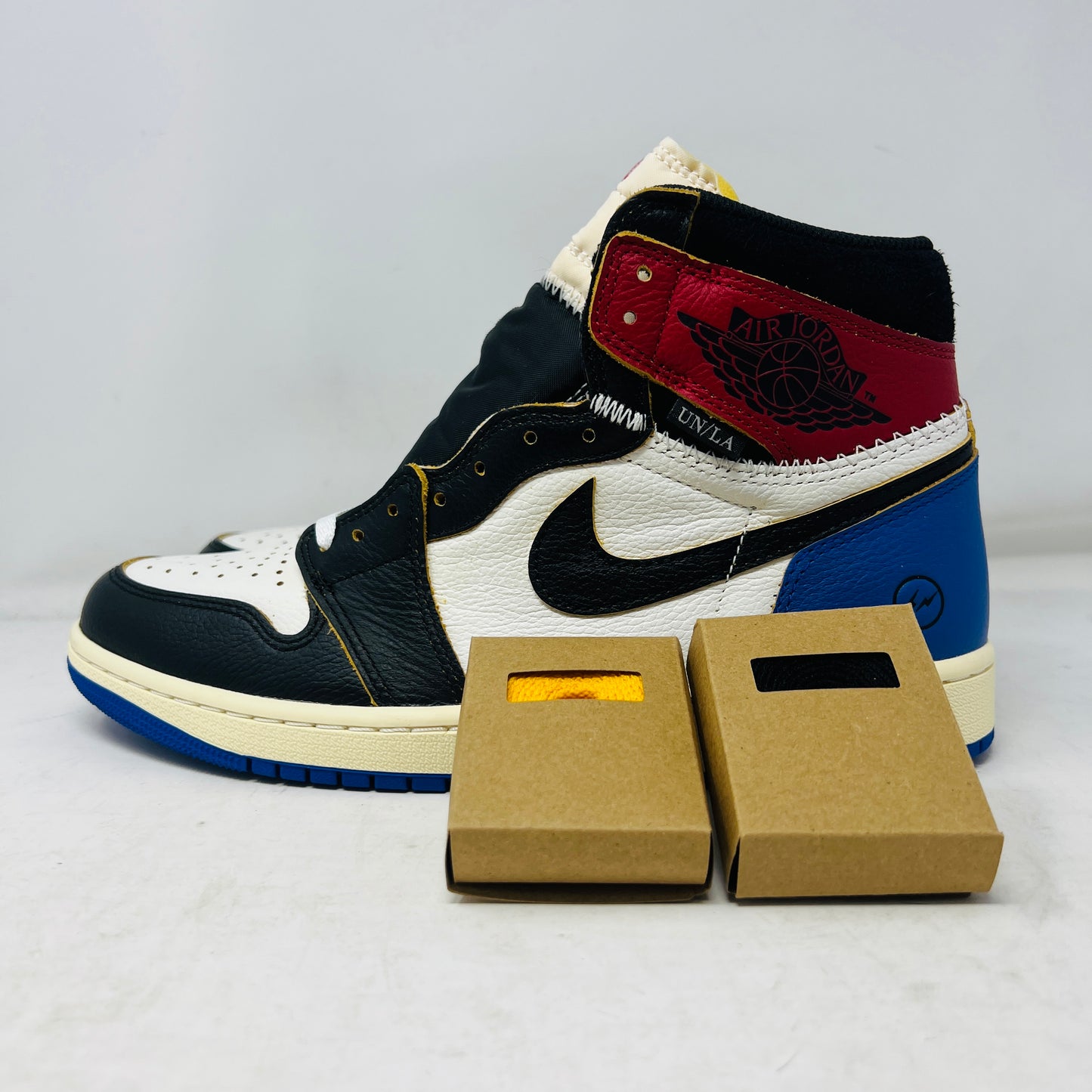 Jordan 1 Retro High OG SP Fragment x Union LA Varsity Red Sport Royal