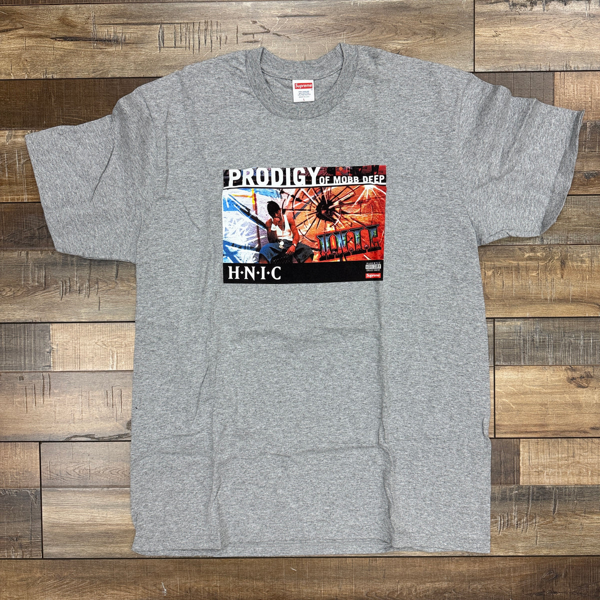 Supreme HNIC Tee Heather Grey