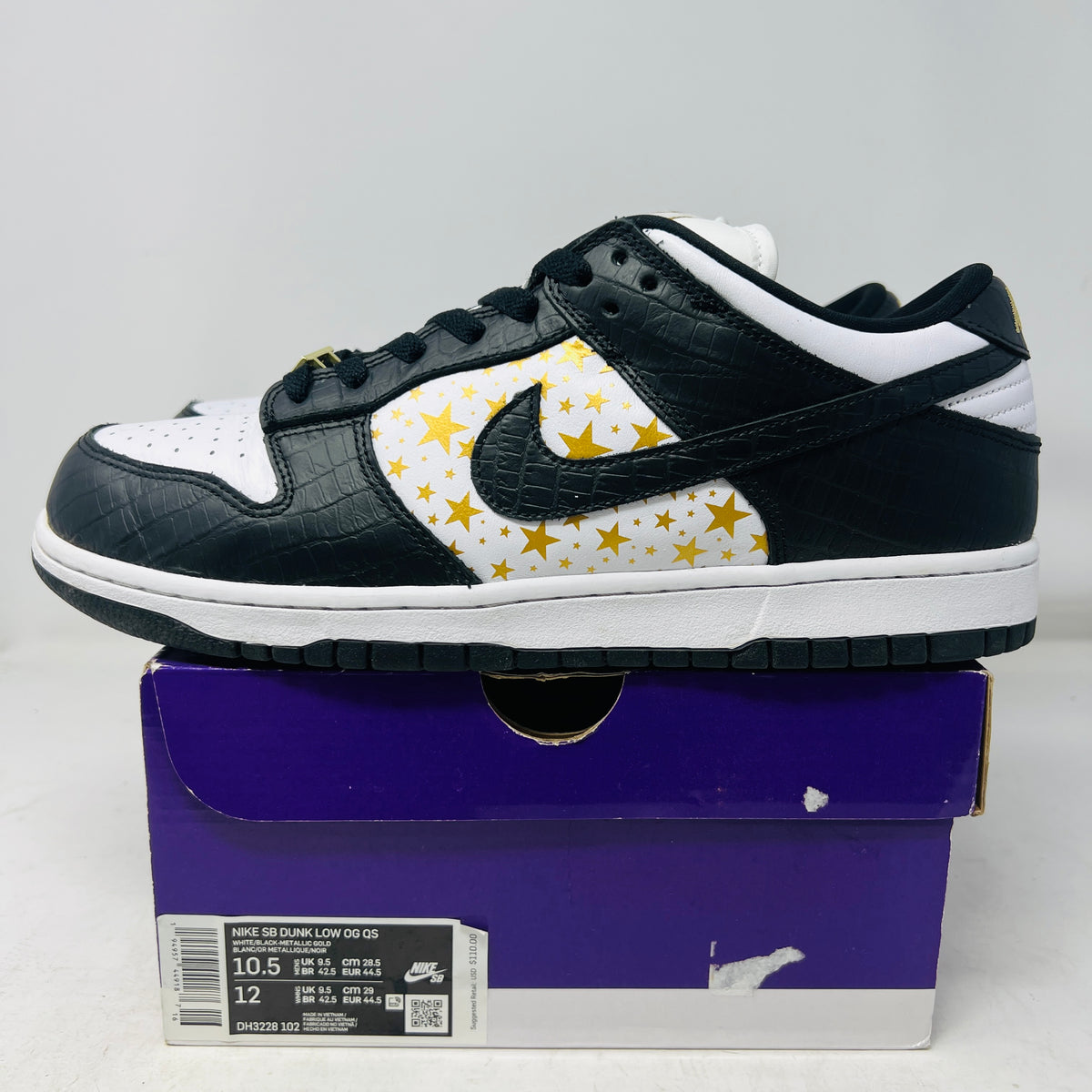 Nike SB Dunk Low Supreme Stars Black (2021)