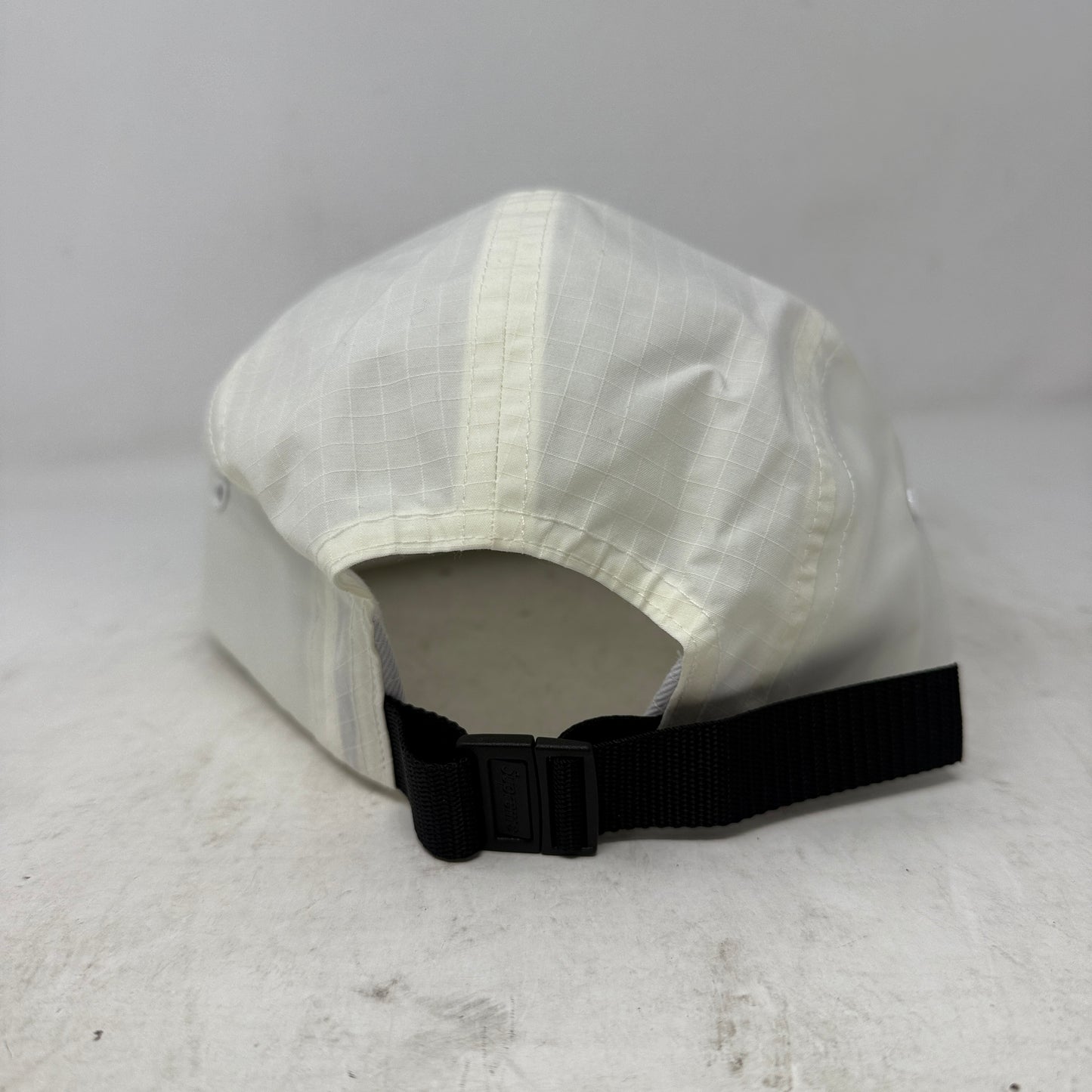 Supreme Waxed Ripstop Camp Cap White