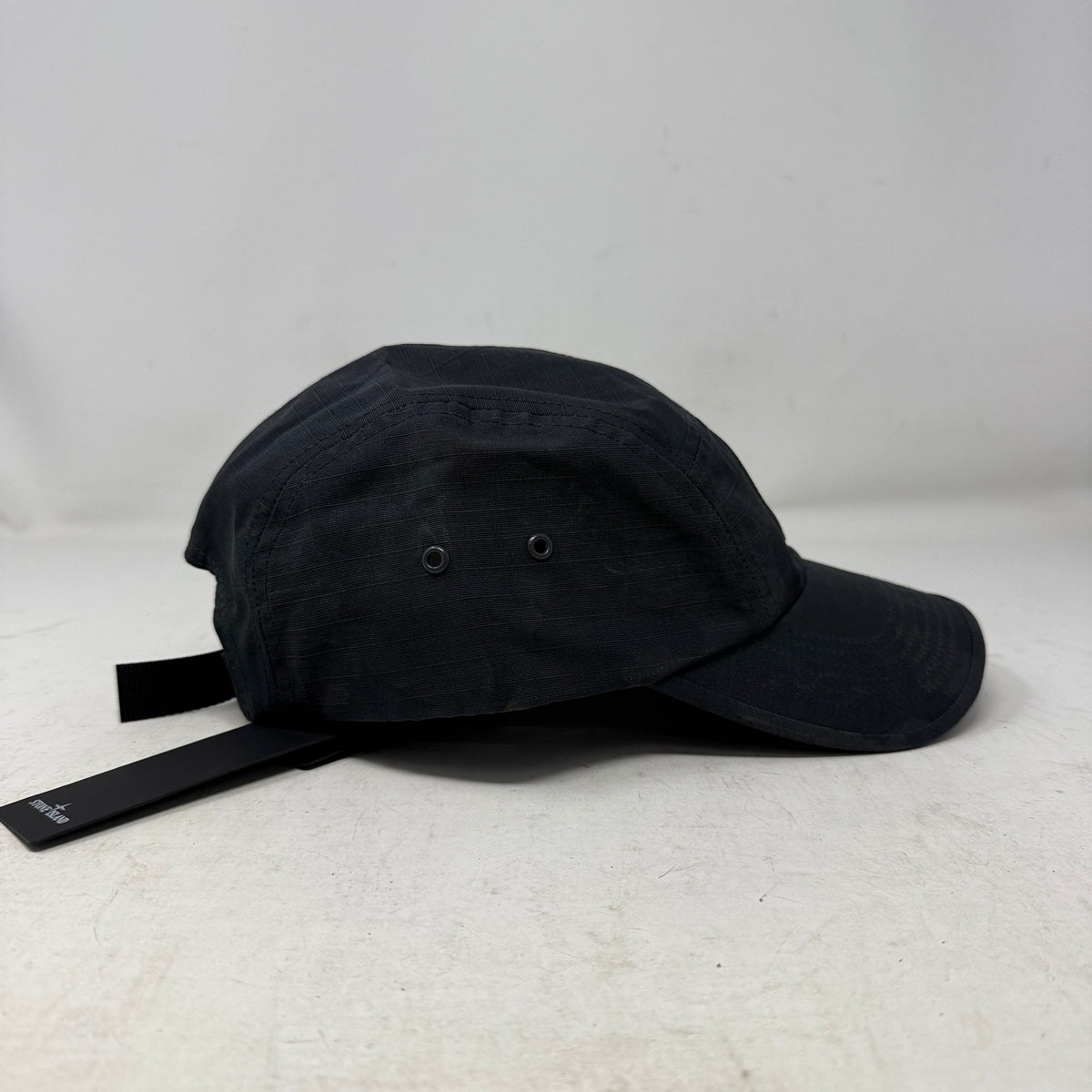 Supreme Stone Island Reactive Ice Camo Ripstop Camp Cap Black