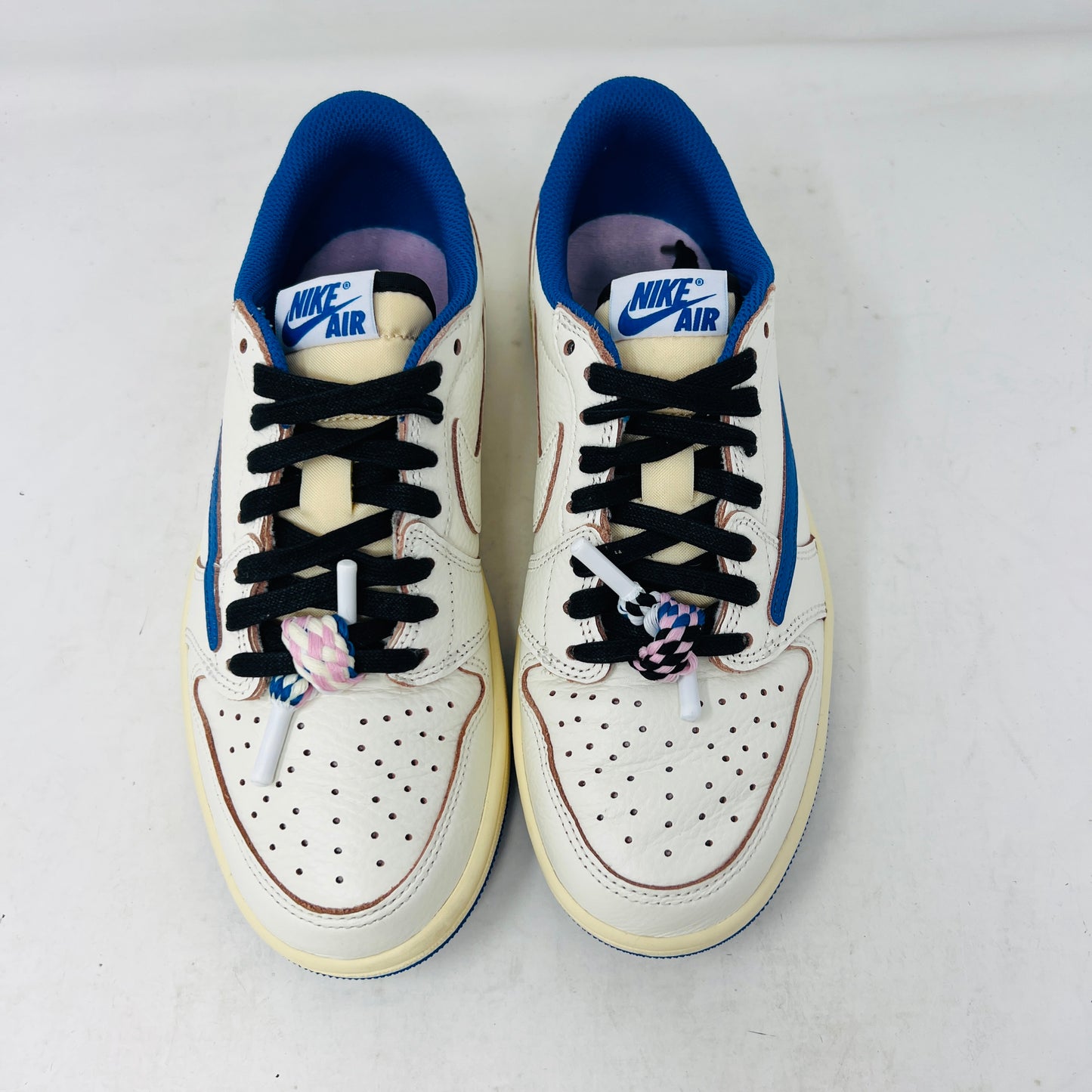 Jordan 1 Retro Low OG SP Fragment x Travis Scott Sail Military Blue