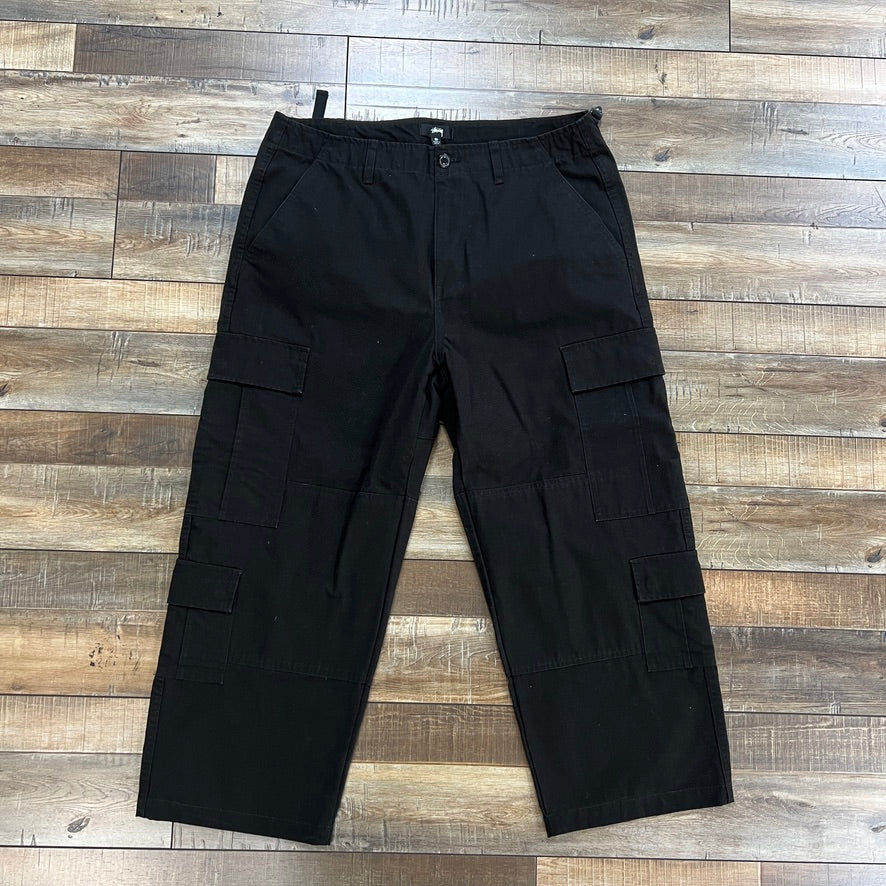 Stussy Ripstop Surplus Cargo Pants Black